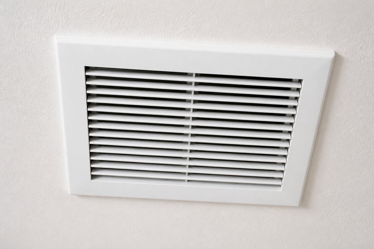 Clean air vent after cleaning